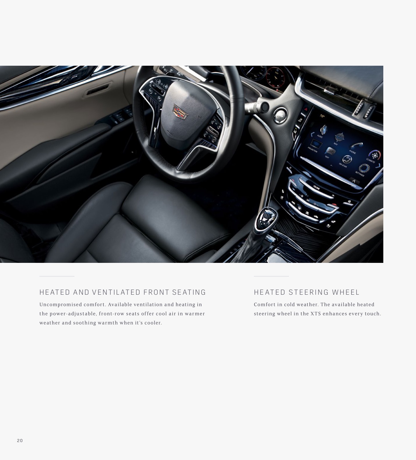 2016 Cadillac XTS Brochure Page 34